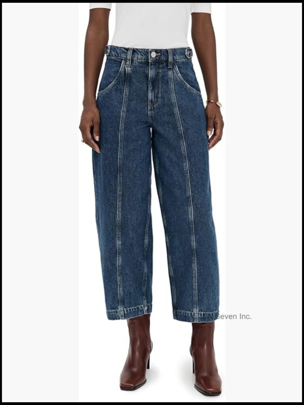 100% Cotton Organic Jeans Non-Stretch Denim Button Fly